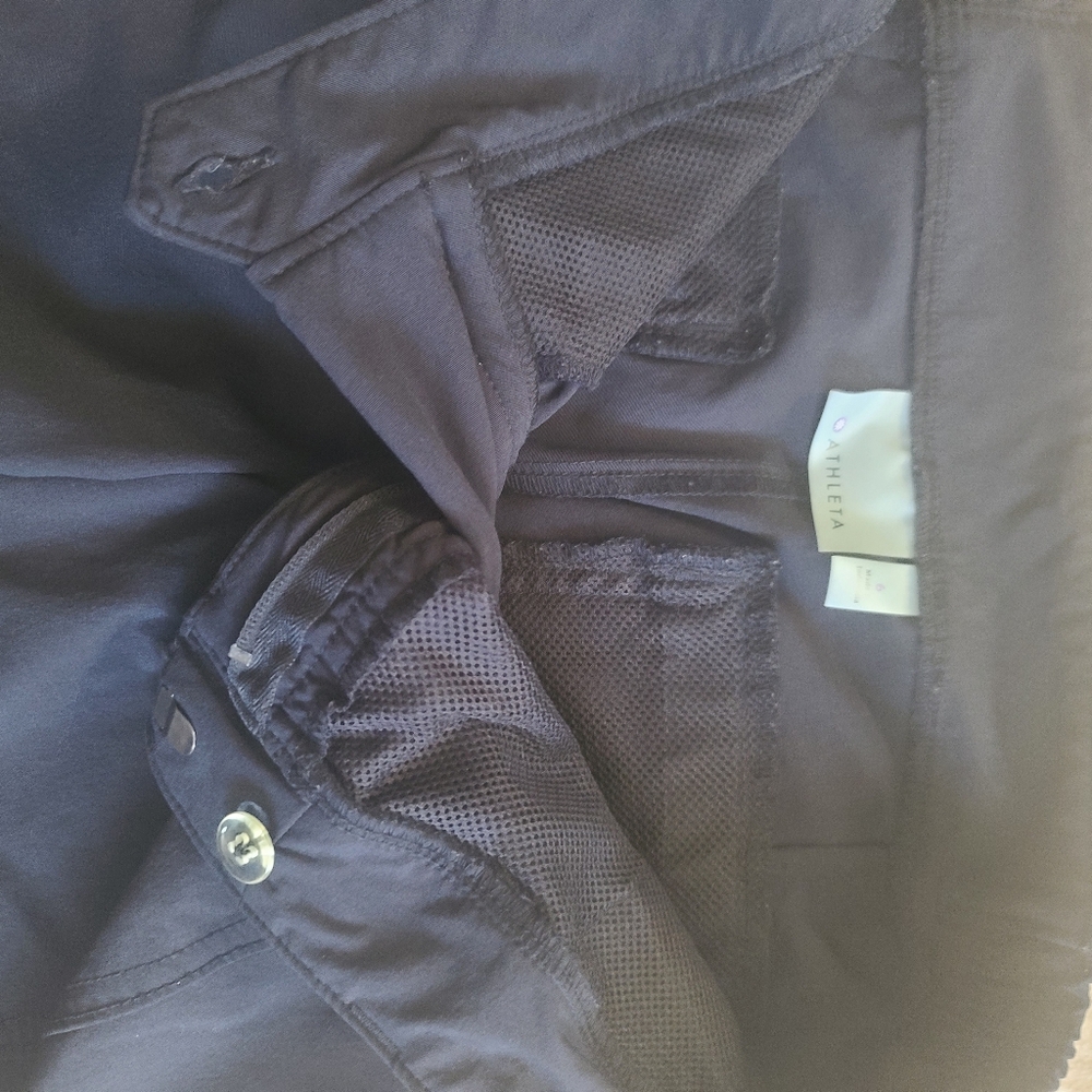 Athleta Womens Shorts sz 6, Black - Picture 7 of 13